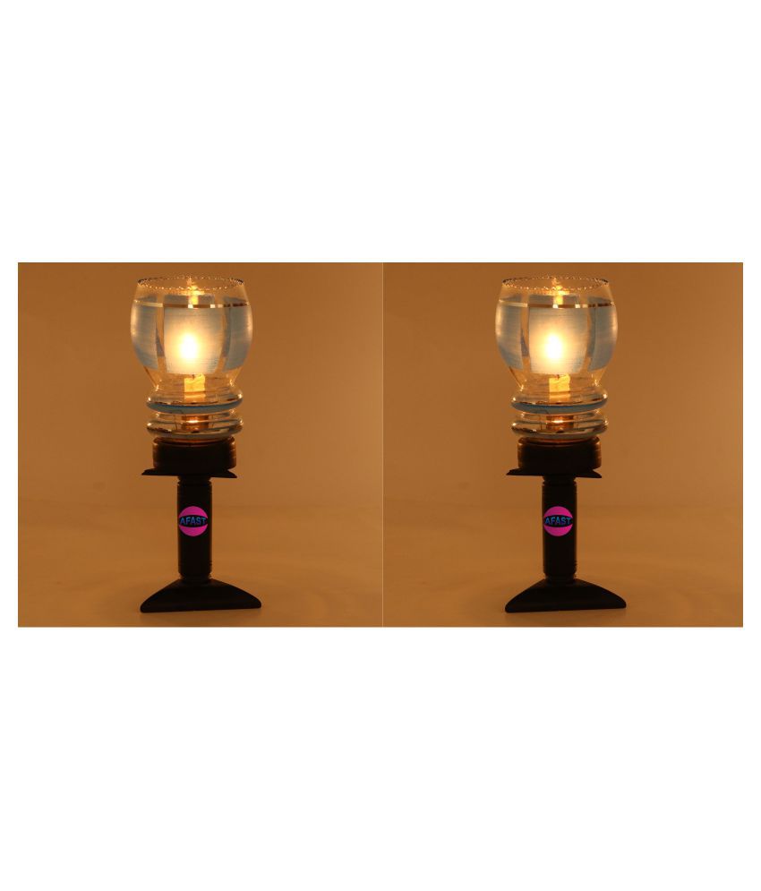     			AFAST Table Lamp Wood Table Lamp - Pack of 2