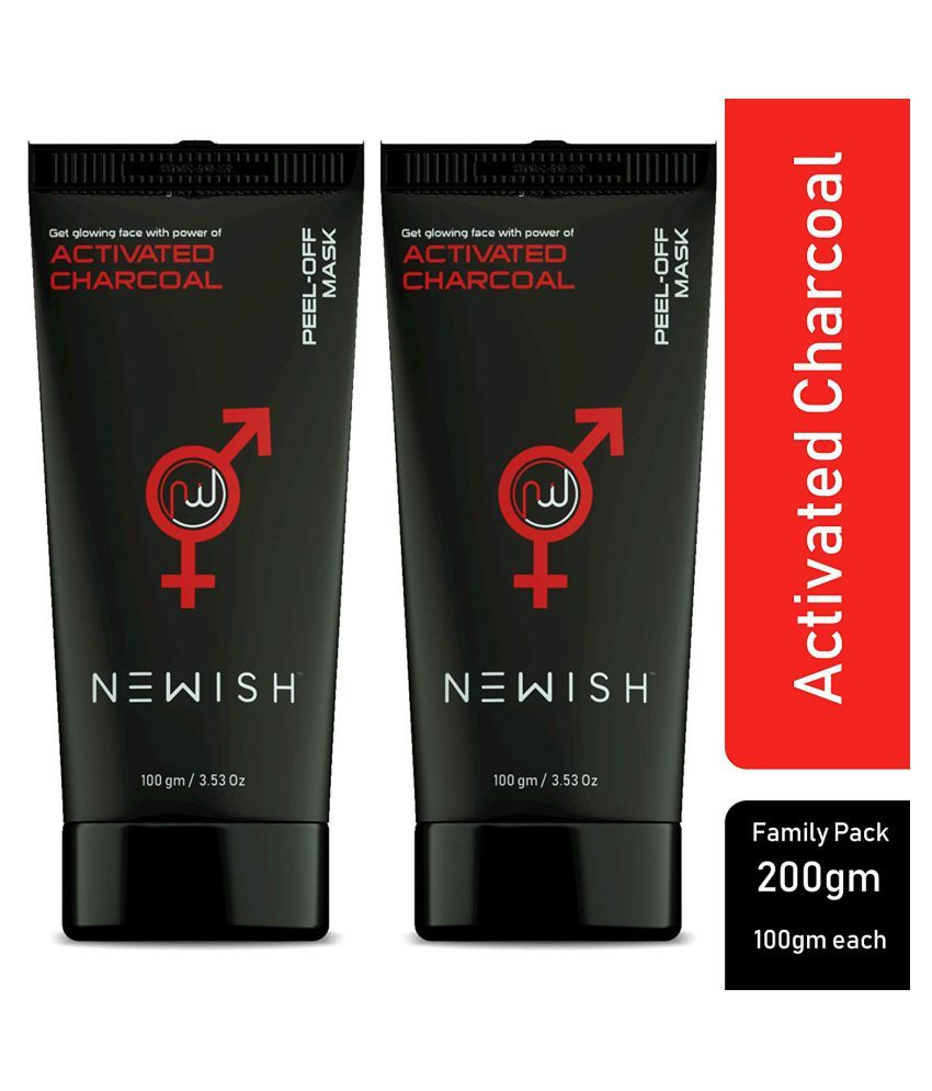 Newish Activated Charcoal Peel off Mask for Men & Women Face Peel Off ...