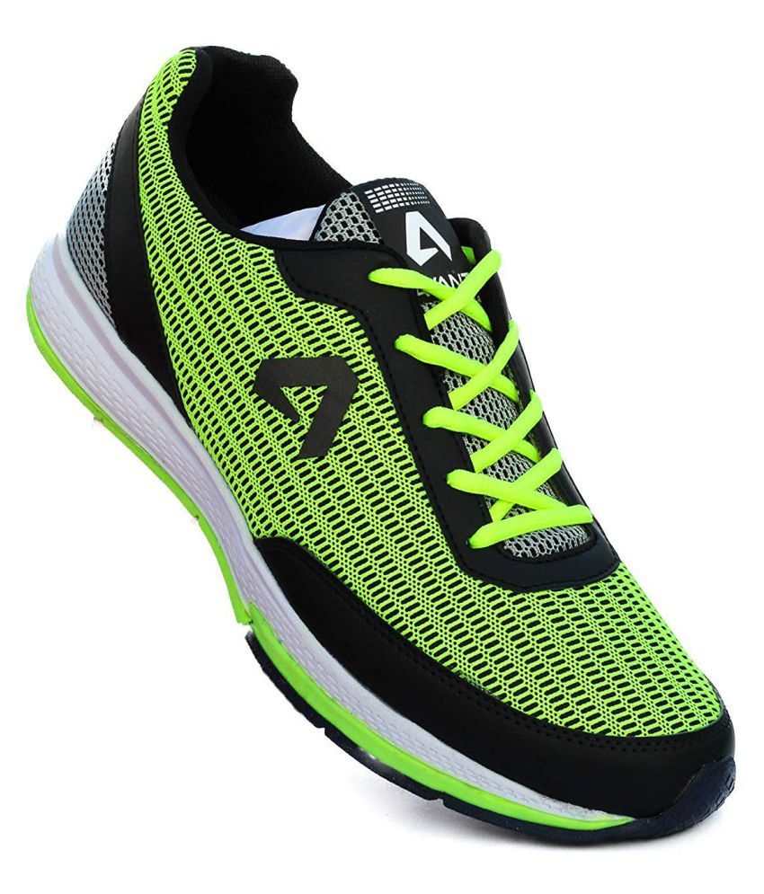 green workout shoes