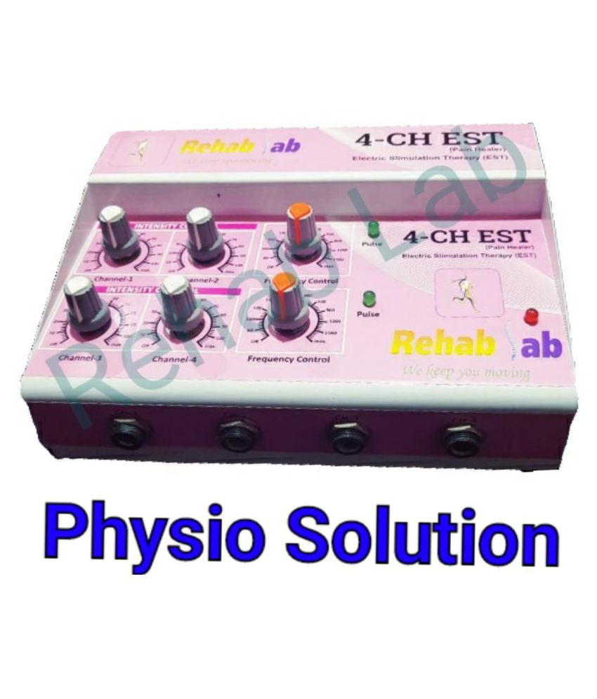 REHAB LAB ELECTROTHERAPY 4CH EST MACHINE PHYSIOTHERAPY SOLUTION USED IN