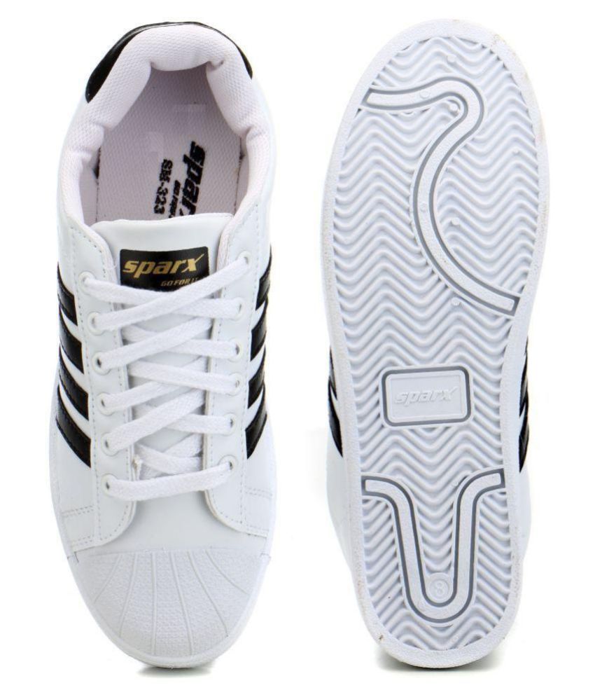 sparx white shoes sneakers