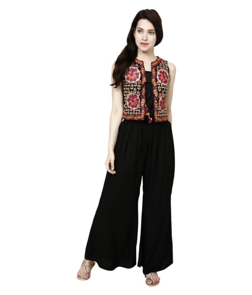 ethnic jacket and trouser set