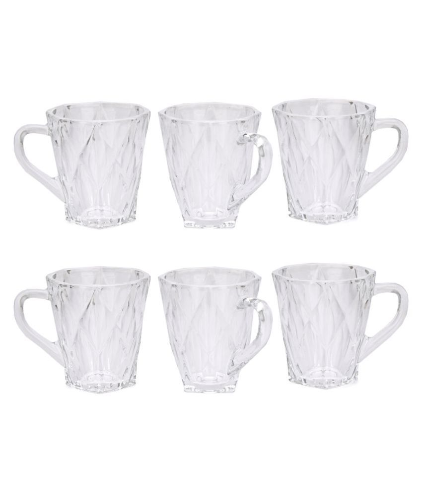     			Somil Glass Tea Cup, Transparent, Pack Of 6, 140 ml