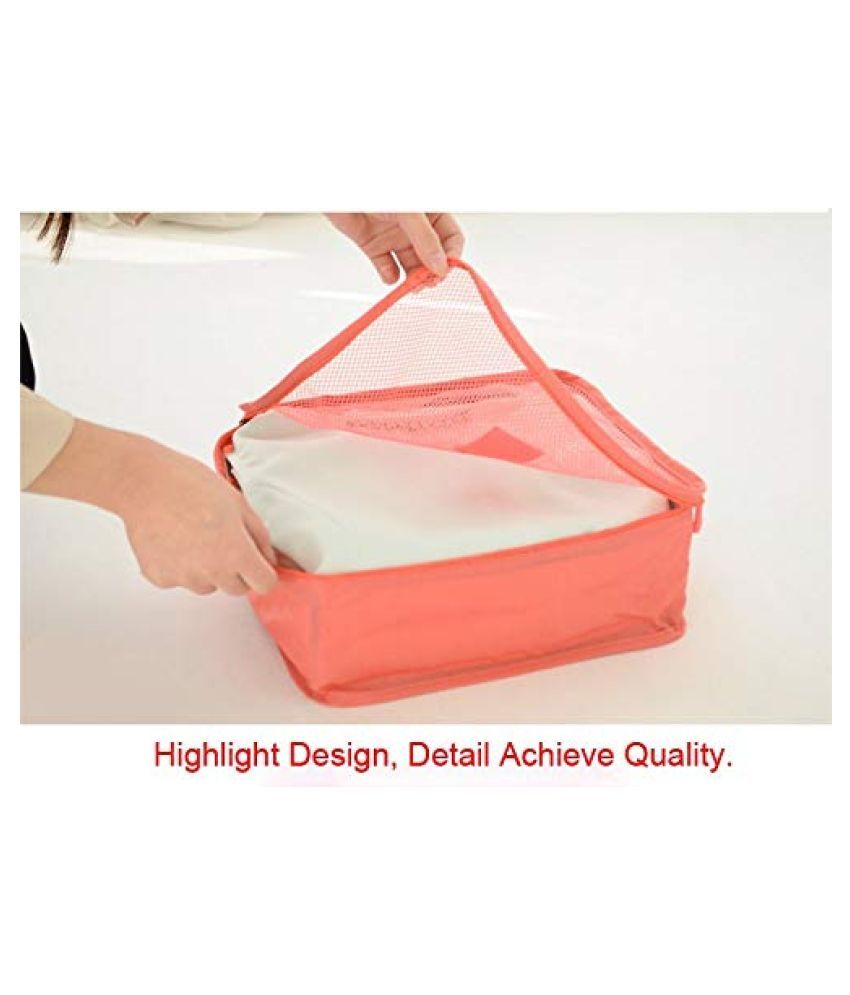 Everbuy 6 Set Travel Packing Pouches, Luggage Compression Pouches