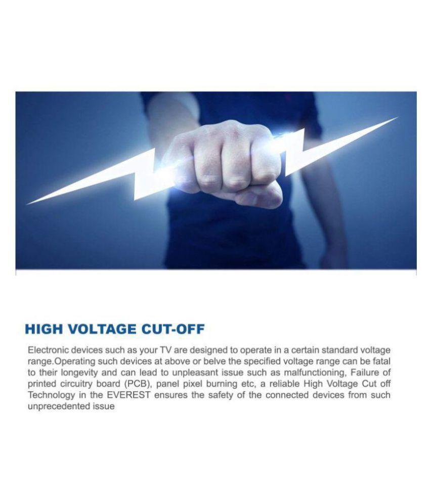 Everest 500 Triple Booster Suitable For AC (Above 1.5 Ton) Stabilizer