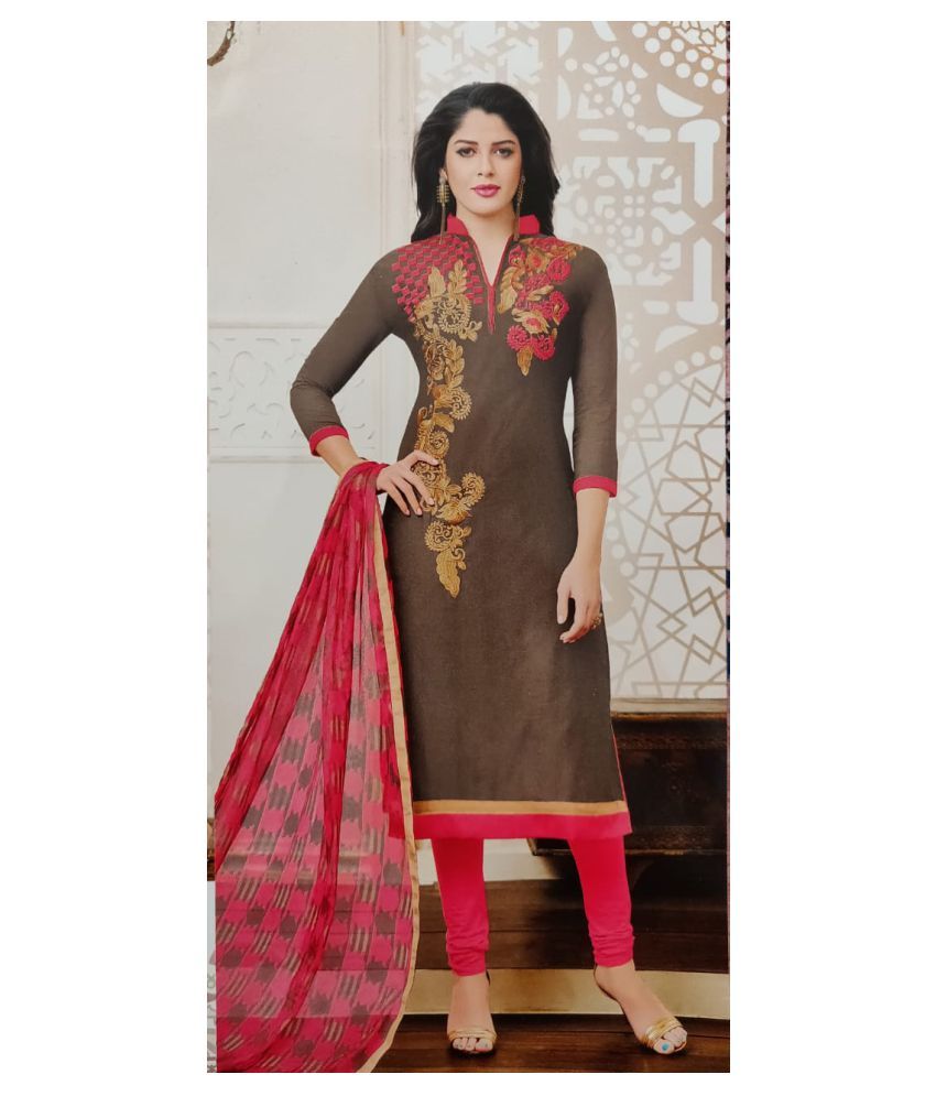 chanderi gown