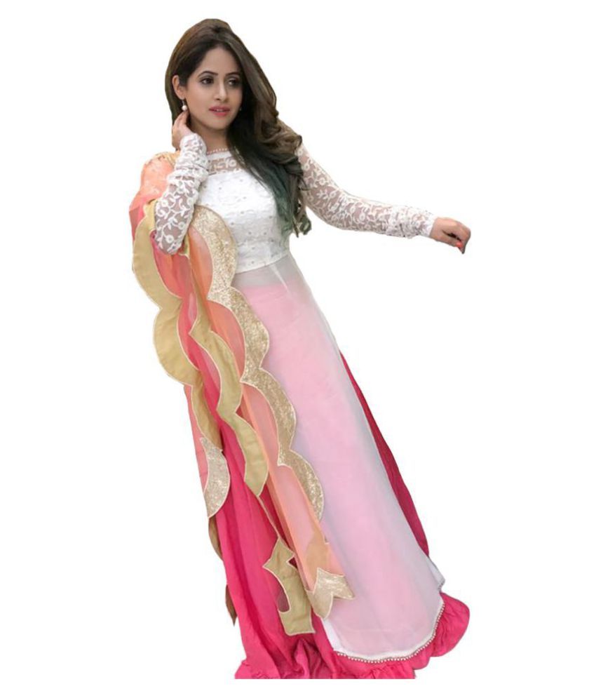 pink lehenga snapdeal