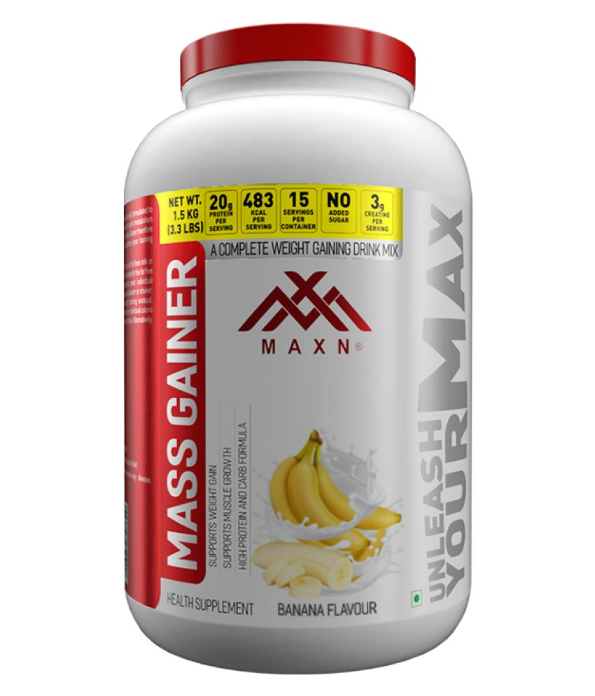 MAXN MASS GAINER 1.5 kg Mass Gainer Powder Buy MAXN MASS GAINER 1.5 kg