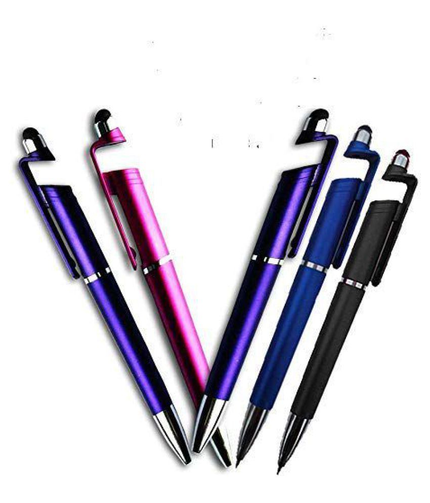 Universal 3in1 MultiFunction Mobile Phone Holder Stand Ballpoint Pen