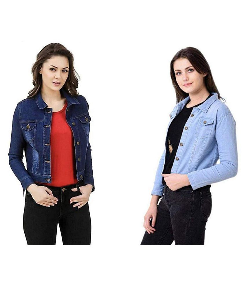 ladies jeans jacket snapdeal