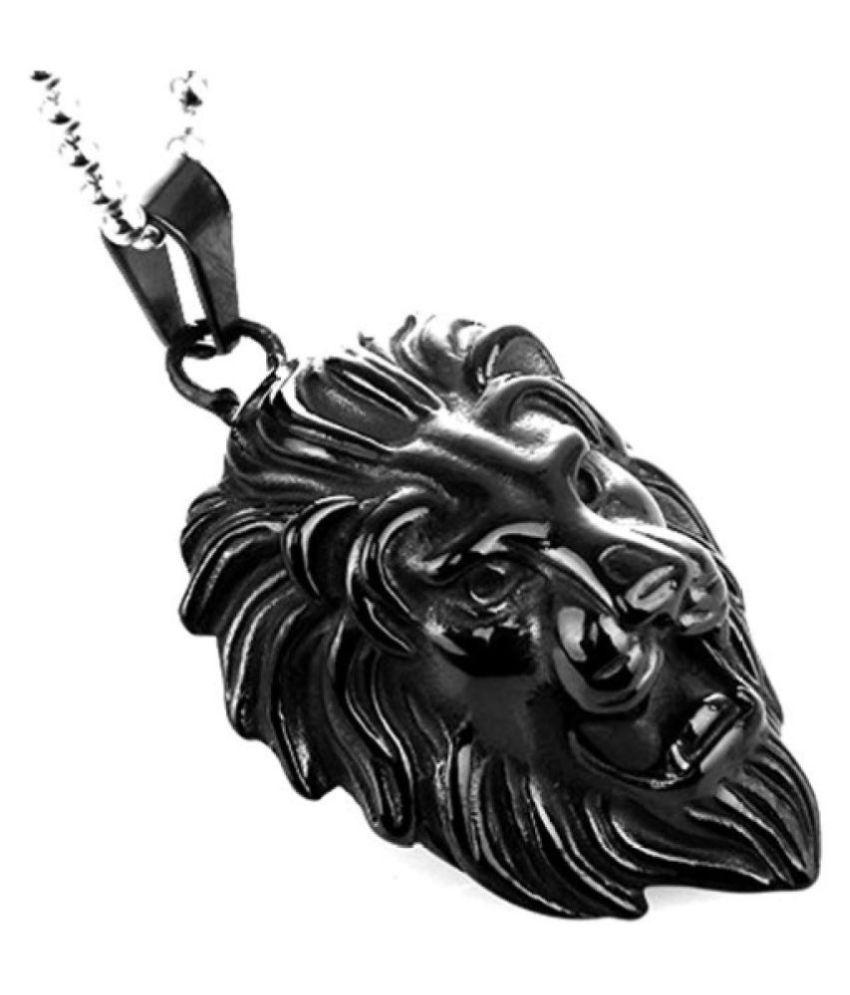 Karmaah Lion Face Pendant Chain Stylish High Quality Trending Chain