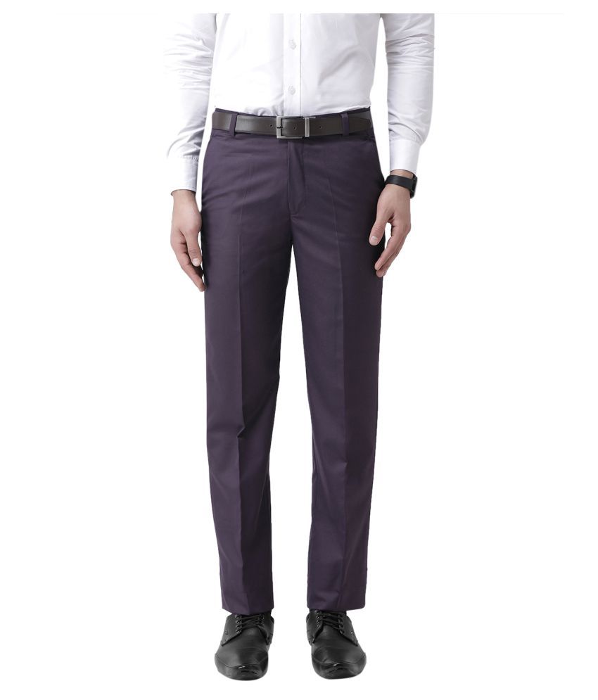     			Hangup Purple Regular -Fit Trousers