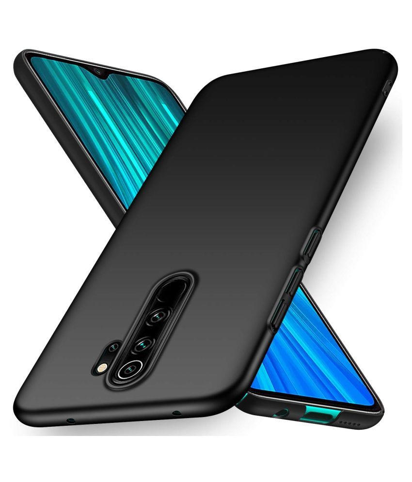     			Xiaomi Redmi Note 8 Pro Plain Cases BEING STYLISH - Black