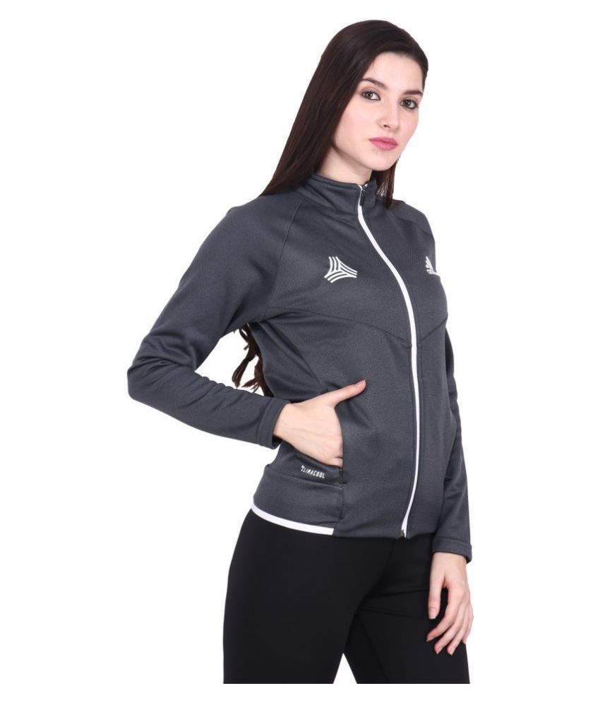 Buy ADIDAS 2019 - Gray Fleece Women's Jacket Online at Best Prices in ...