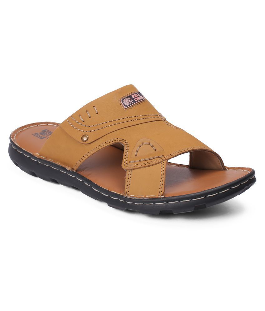 Red Chief Rust Leather Slippers Price in India- Buy Red Chief Rust Leather Slippers Online at 