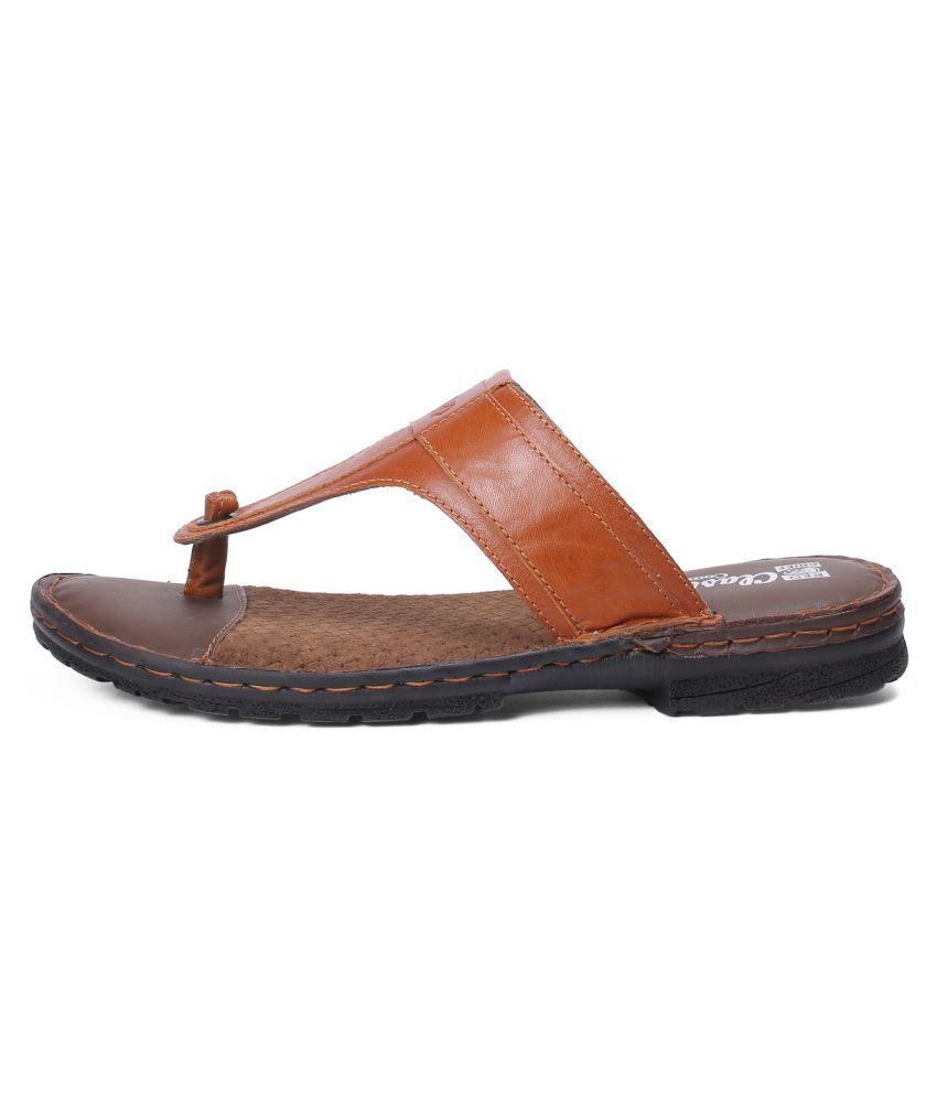 red chief tan slippers