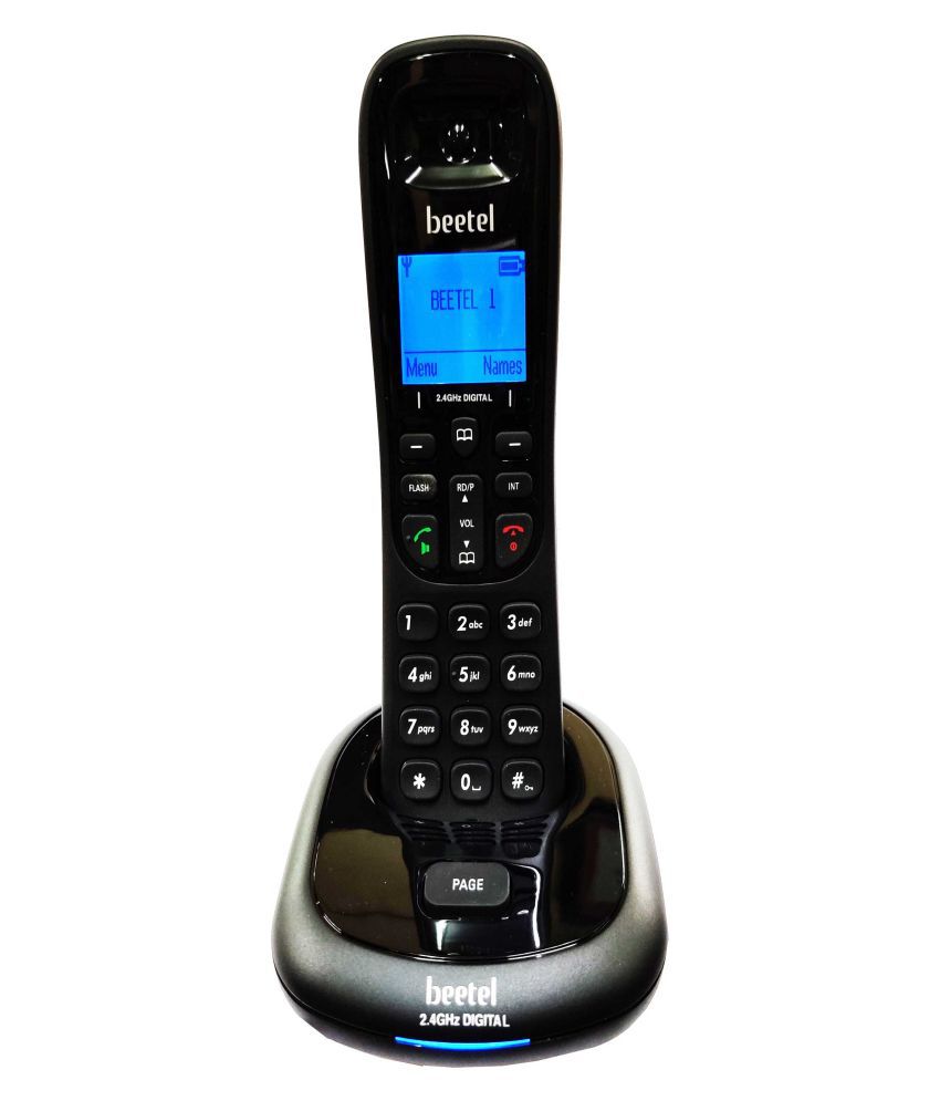 Buy Beetel BEETEL X91 Cordless Landline Phone ( Black