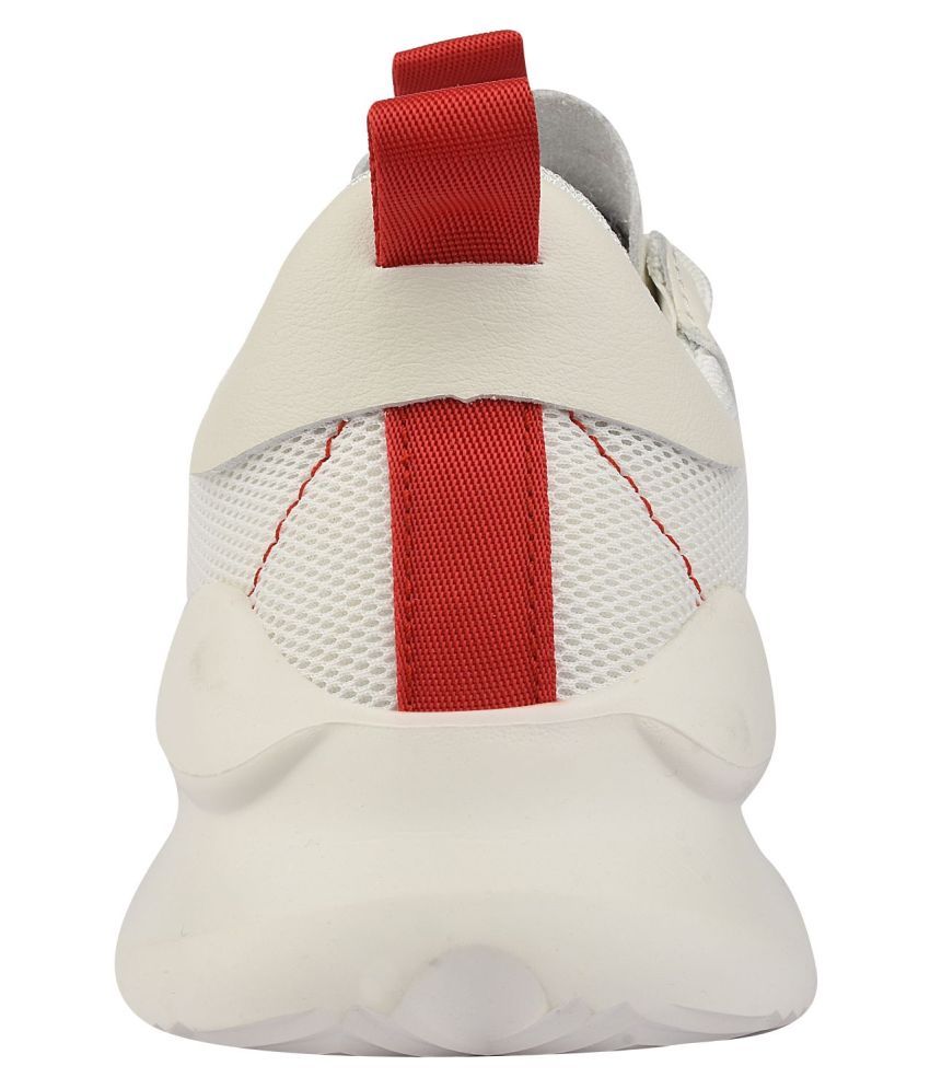 calcetto white shoes