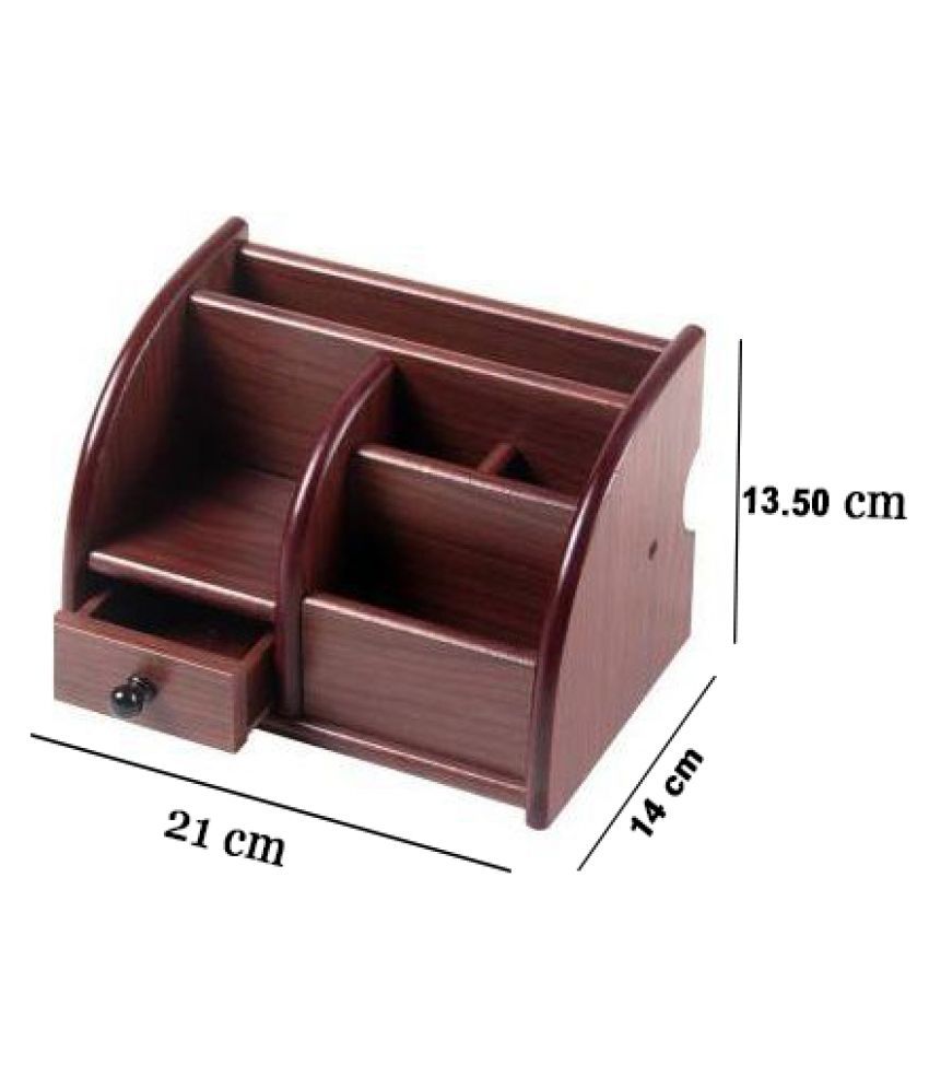Kiddoy Wooden Desk Organiser Pen Stand Pencil Stand Stationery Stand For Office And Students Use Pack Of 1 Buy Online At Best Price In India Snapdeal