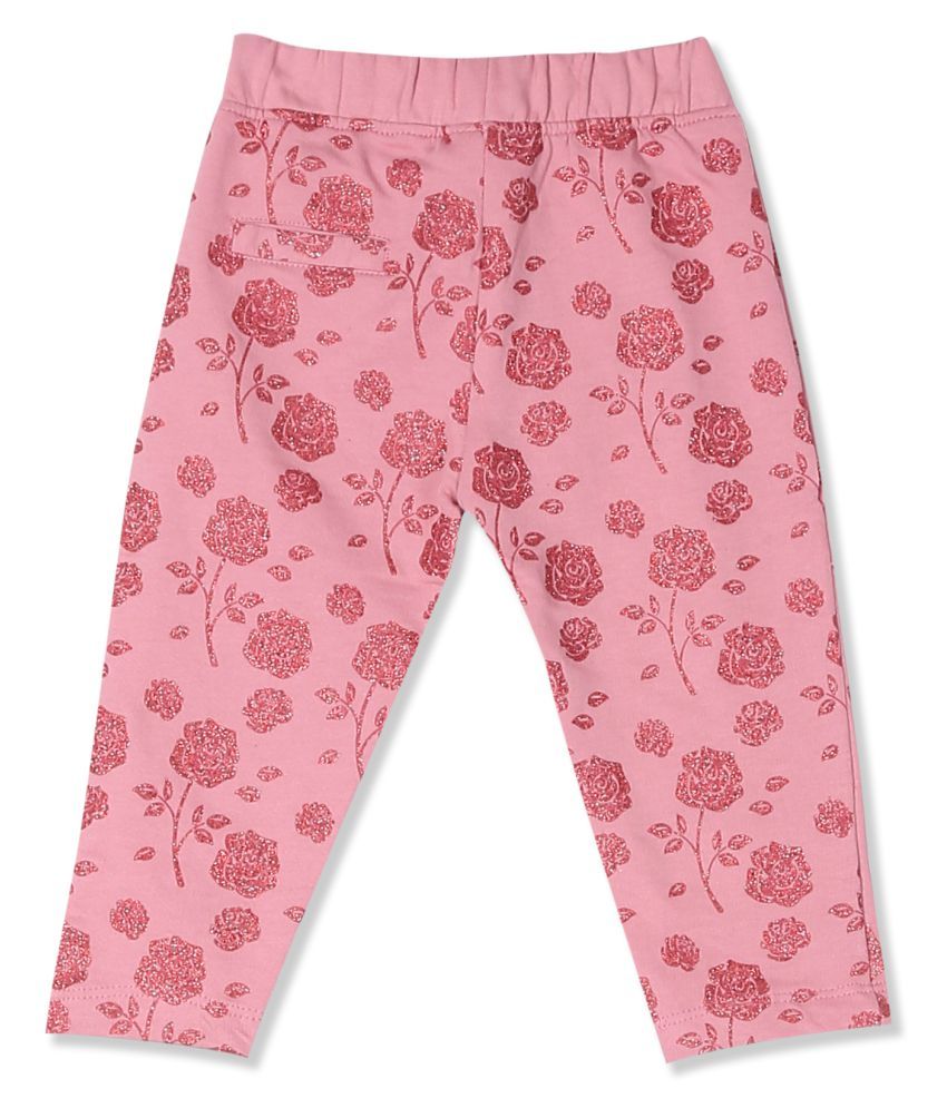 Pink Girls Glitter Print Knit Pants Buy Pink Girls Glitter Print Knit