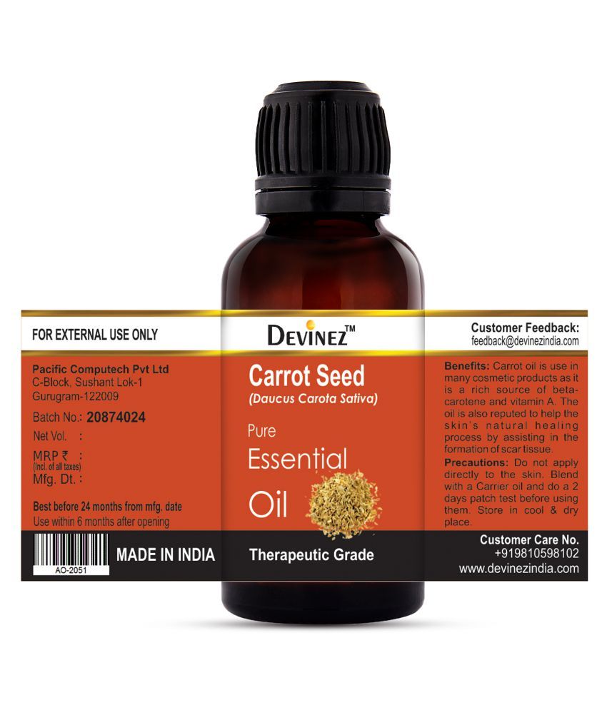 Devinez Carrot Seed Essential Oil 15 mL Buy Devinez Carrot Seed