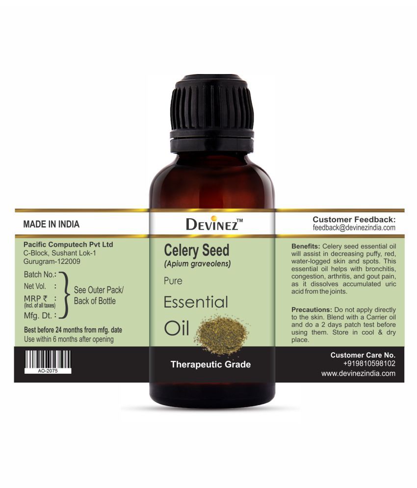 Devinez Celery Seed Essential Oil 30 mL Buy Devinez Celery Seed Essential Oil 30 mL at Best