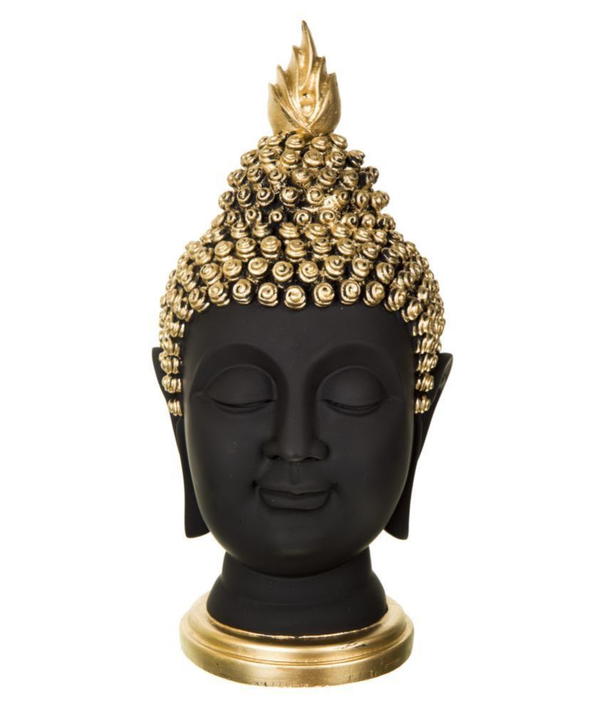 Joymart Buddha Face Idol Resin Buddha Idol 13 x 12 cms Pack of 1: Buy ...