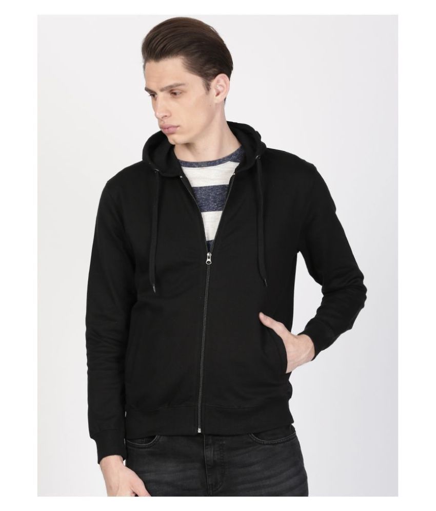 dcrooz mens full sleeve grey color hooded sweatshirt