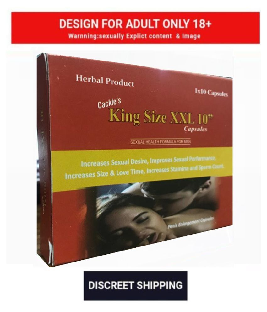 Ayurveda Cure Tiger King XXL 10" Penis Capsule 10 x 10 = 100 Capsules Buy Ayurveda