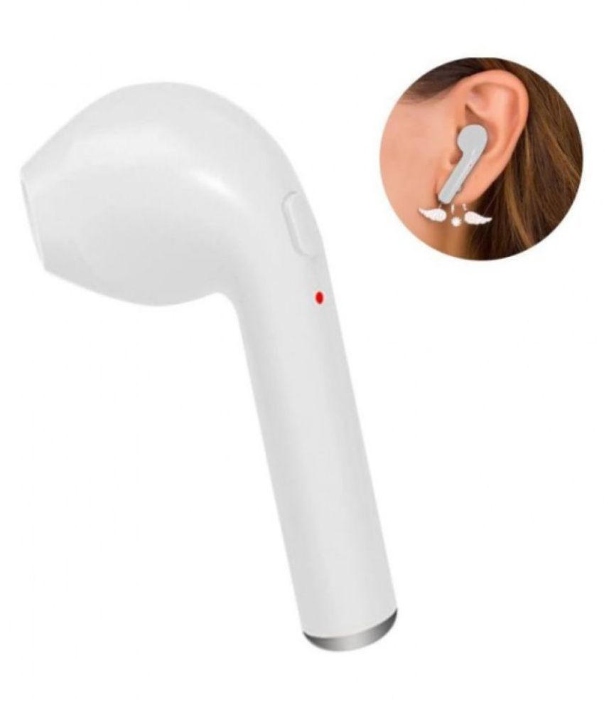 Happiesta i7s single bluetooth Bluetooth Headset White Buy
