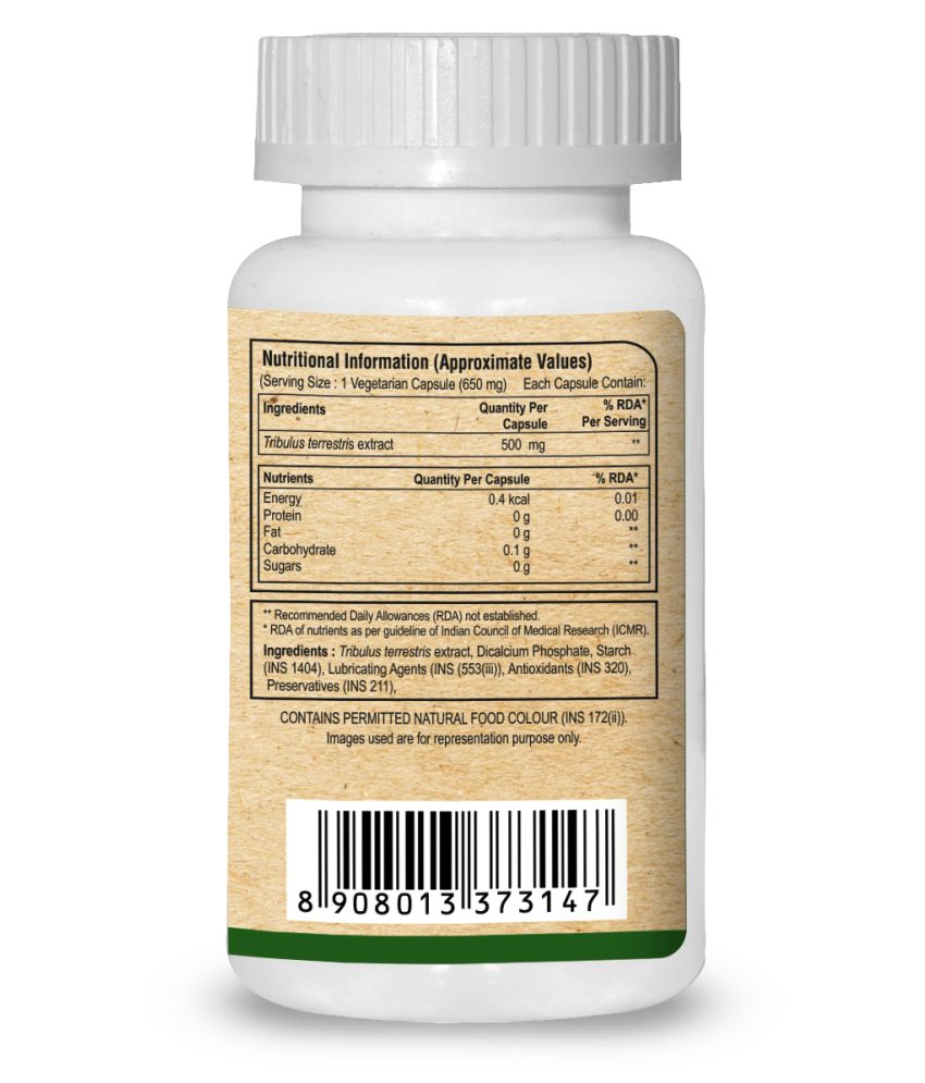 Pure Nutrition Tribulus (terrestris extract) Capsule 500 mg Buy Pure