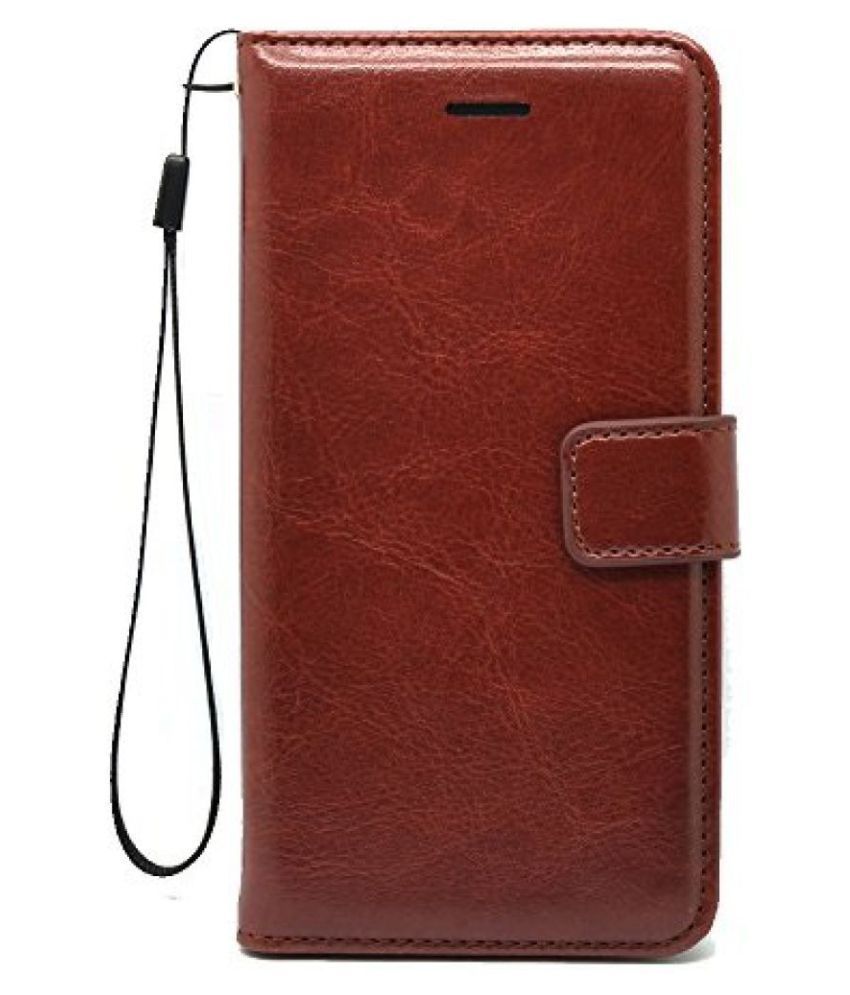 iPhone X Flip Cover by ClickAway Brown Vintage Flip Cover Flip