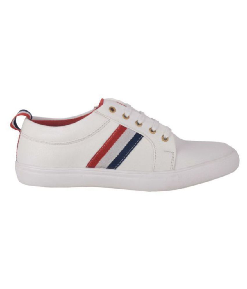 aadi white casual shoes