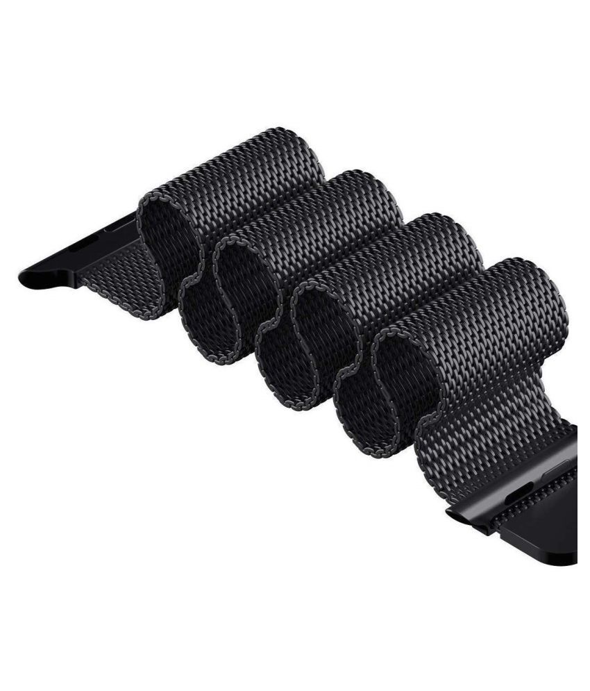 milanese loop 44mm black