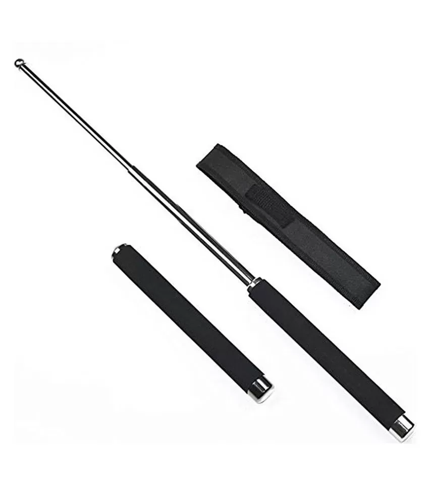 Buy MCSMI 26 Hiking Stick Retractable Stick Pure Steel Collapsible  Three-section Walking Mountaineering Anti Shock Hiking Trekking for Walking  Hiking Online at Best Price in India - Snapdeal