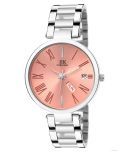 IIK COLLECTION Stainless Steel Round Womens Watch