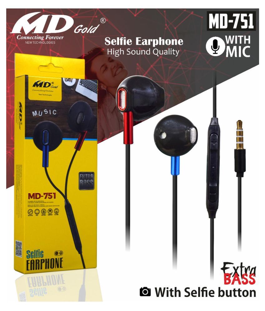 md gold earphones price