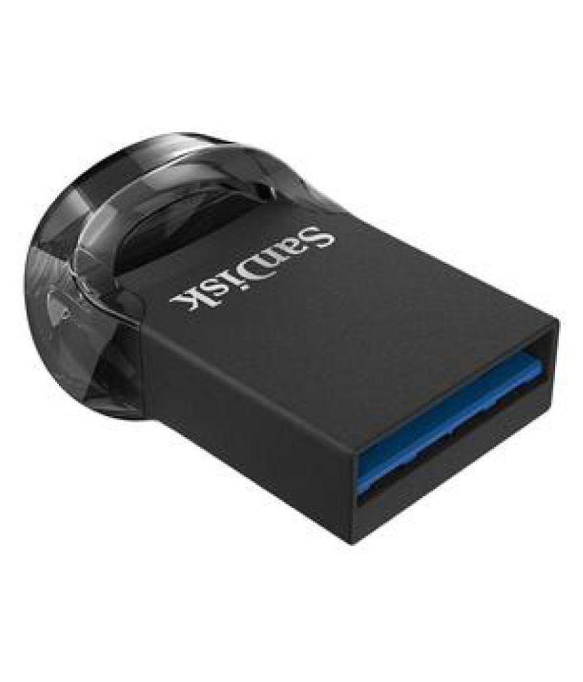 SanDisk Ultra Fit 3.1 64GB USB Flash Drive (SDCZ430-064G-I35) Pen drive (Black)