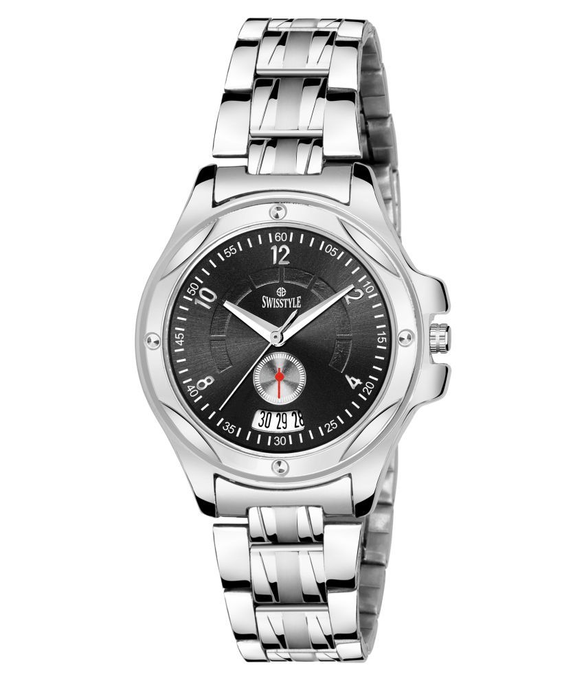     			Swisstyle Stainless Steel Round Womens Watch