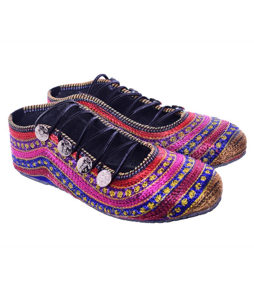 Apratim Multi Color Ethnic Footwear Price in India Buy Apratim Multi