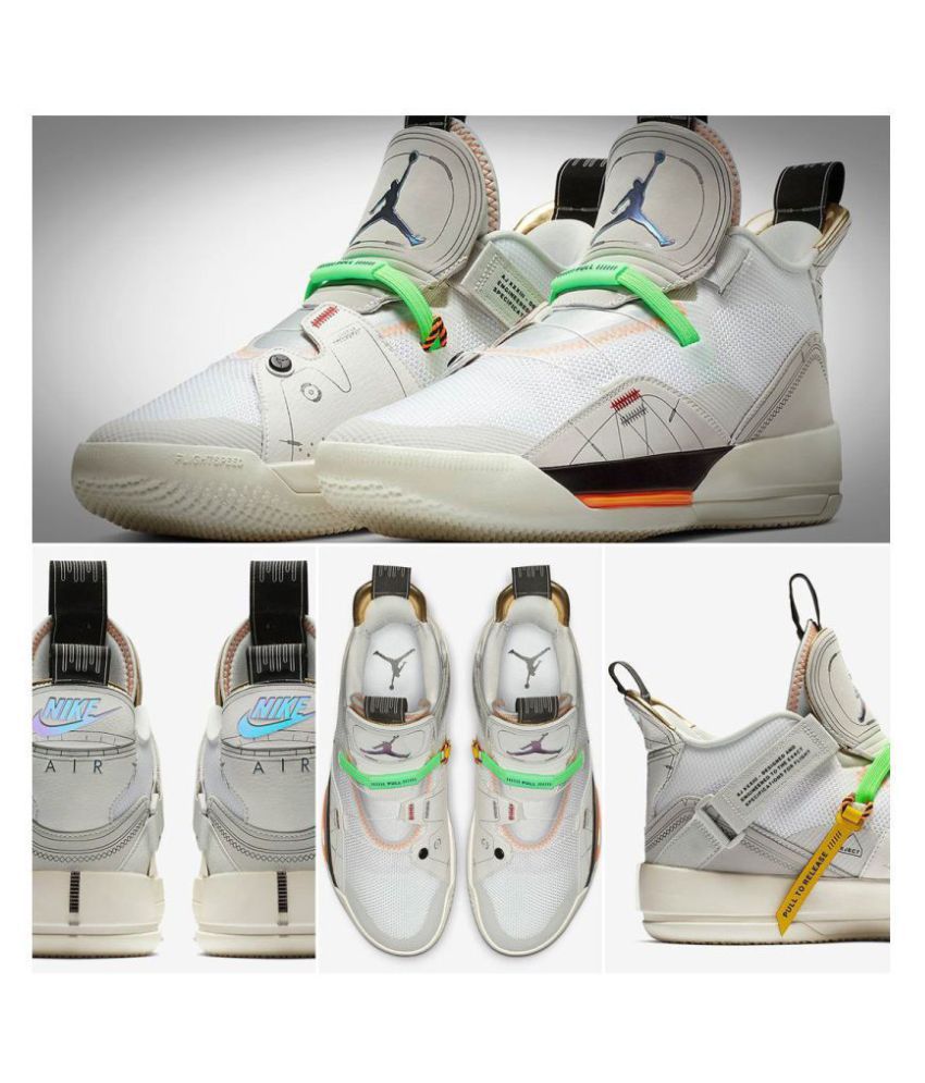 Nike Jordan 33 Vast Grey Multi Color Basketball Shoes Buy Nike Jordan 33 Vast Grey Multi Color Basketball Shoes Online At Best Prices In India On Snapdeal