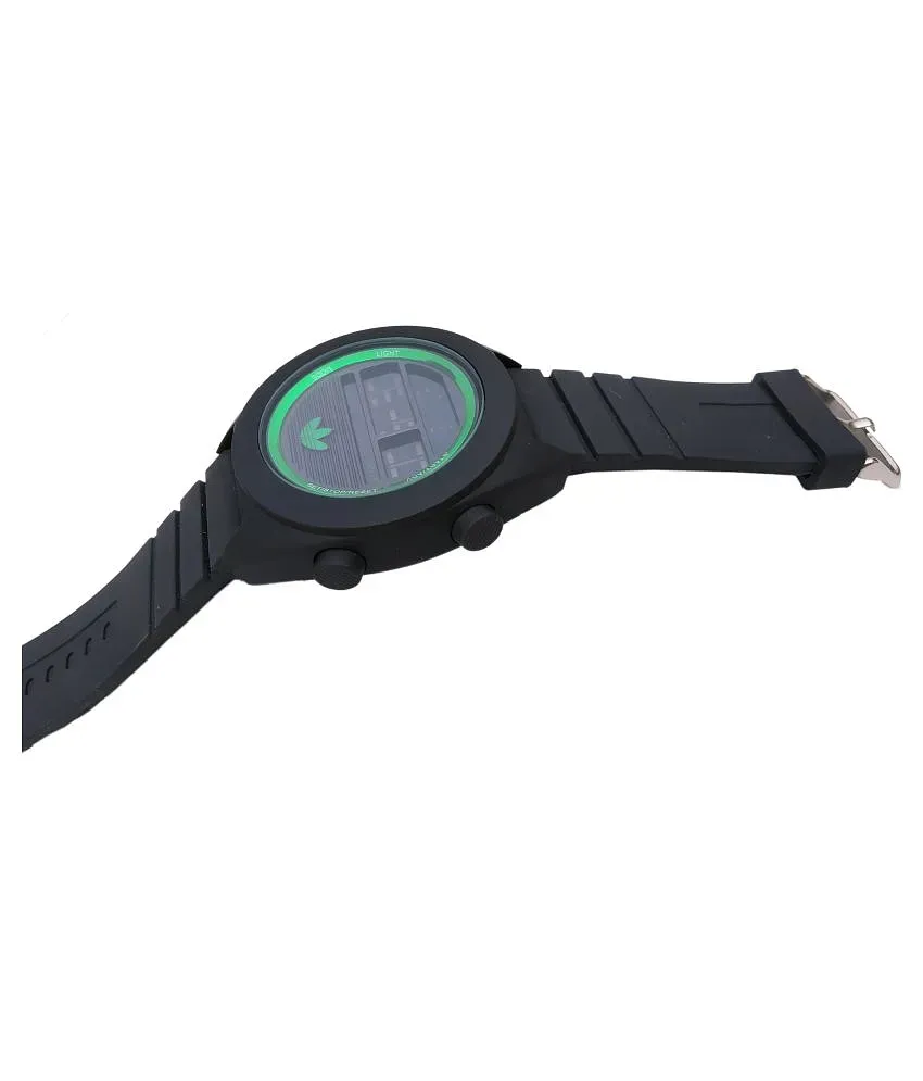 Adidas 8018 rubber digital men's outlet watch