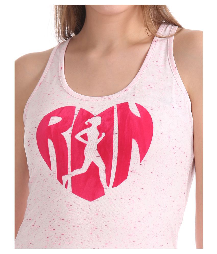 Sugr Polyester Tank Pink Tops - Buy Sugr Polyester Tank Pink Tops ...