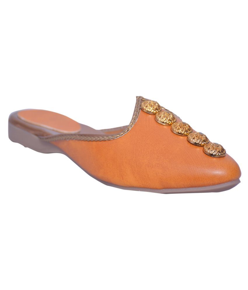 Unistyle Tan Ethnic Footwear Price in India Buy Unistyle Tan Ethnic