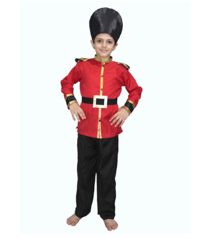     			KFD British Gaurd fancy dress for kids,National Hero Costume for Annual function/Theme Party/Competition/Stage Shows Dress