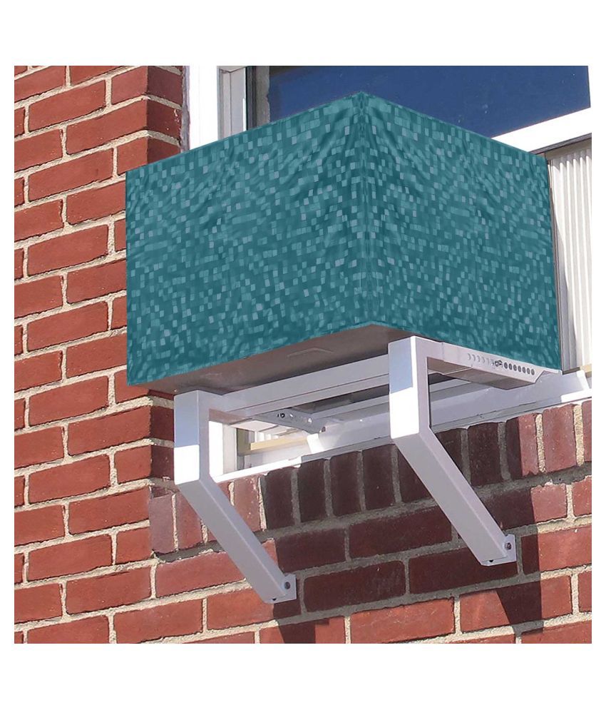     			E-Retailer Single PVC Green AC Cover for 1.5 Ton Window AC