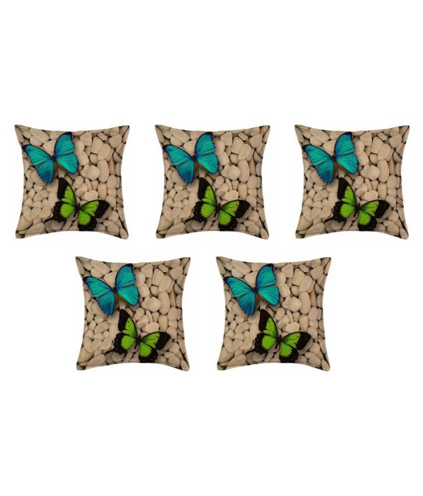     			Home Style Set of 5 Cushion Covers Animals Themed