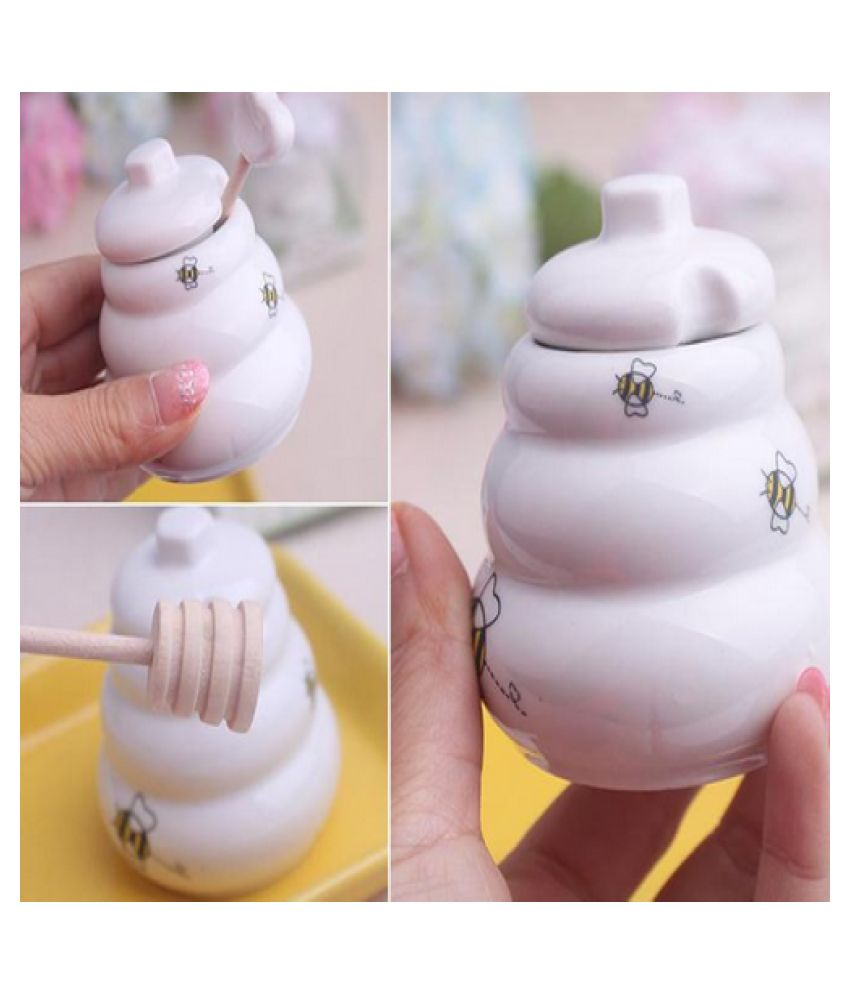 Honey pot Ceramic Oil Container/Dispenser Set of 2 40 mL Buy Online at