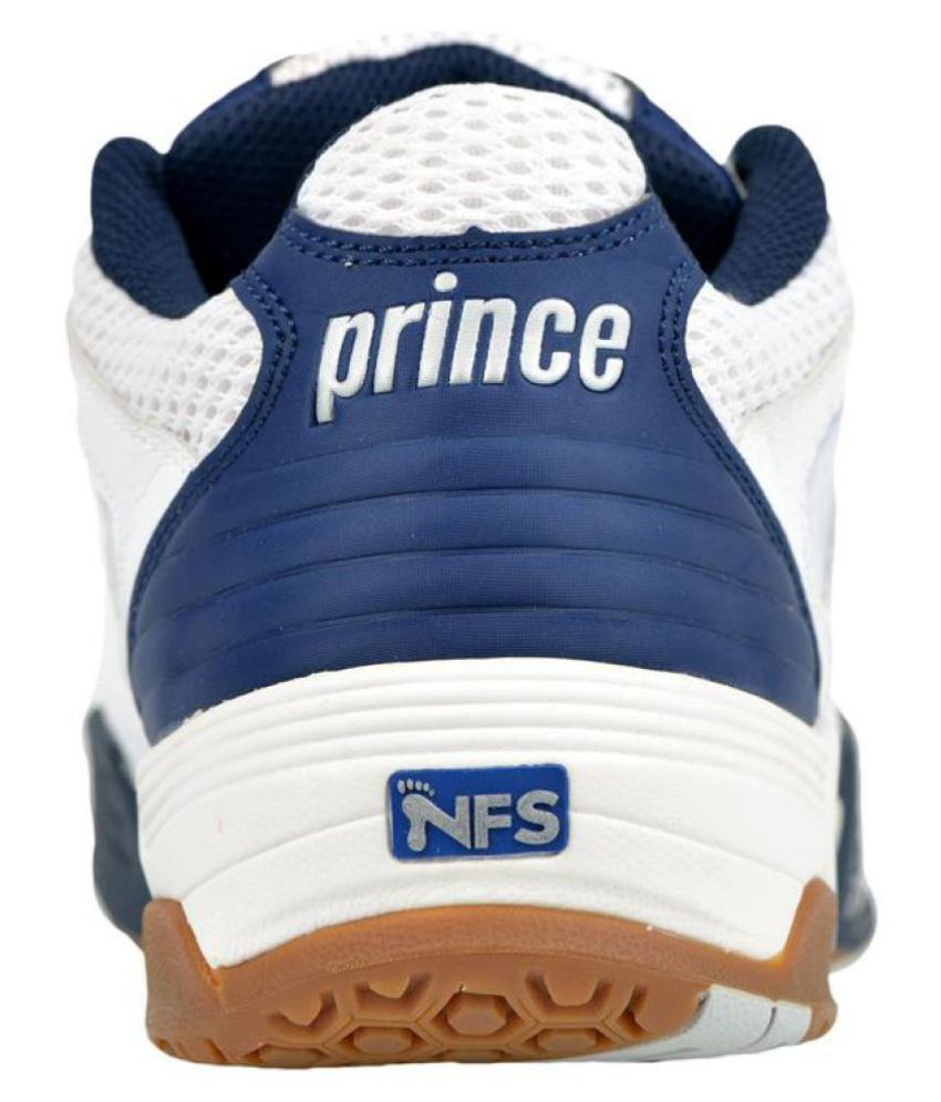 Prince NFS Attack Men Squash Shoe 8P422116 White Indoor Court Shoes