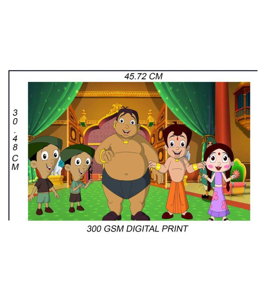 Yellow Alley Chota Bheem Cartoon Poster Paper Wall Poster Without Frame:  Buy Yellow Alley Chota Bheem Cartoon Poster Paper Wall Poster Without Frame  at Best Price in India on Snapdeal